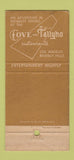 Matchbook Cover - The Cove Restaurnt Tallyho Los Angeles CA 30 Strike