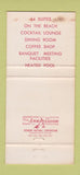 Matchbook Cover - Dream Inn on the Beach Santa Cruz CA 30 Strike