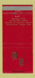 Matchbook Cover - Bob Burns Restaurant North Hollywood CA 30 Strike