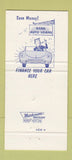 Matchbook Cover - Old Phoenix National Bank Seville Brunswick OH 30 Strike