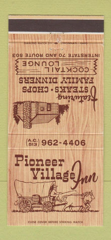 Matchbook Cover - Pioneer Village Inn 30 Strike