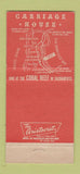 Matchbook Cover - Carriage House Millbrae CA 30 Strike