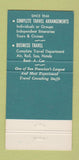 Matchbook Cover - Haley Corporation Travel Service San Francisco CA 30 Strike