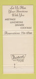 Matchbook Cover - The Children's Inn Boston MA 30 Strike