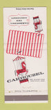 Matchbook Cover - Carrousel Inn Cincinnati OH 30 Strike