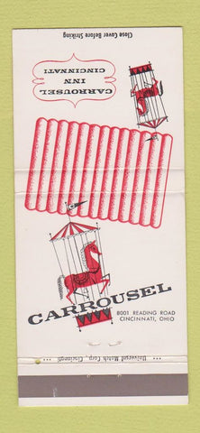 Matchbook Cover - Carrousel Inn Cincinnati OH 30 Strike