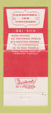 Matchbook Cover - Carrousel Inn Cincinnati OH 30 Strike