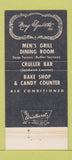 Matchbook Cover - Mary Elizabeth Restaurant New York City 30 Strike