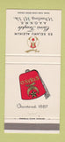 Matchbook Cover - Osiris Temple Shriners Wheeling WV 30 Strike