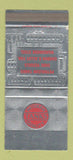 Matchbook Cover - Modern Tanks  Welding Orlando FL 30 Strike