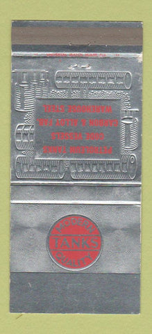 Matchbook Cover - Modern Tanks  Welding Orlando FL 30 Strike