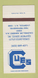 Matchbook Cover - Consolidated Utility Equipment Liverpool NY 30 Strike