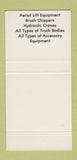 Matchbook Cover - Consolidated Utility Equipment Liverpool NY 30 Strike