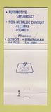 Matchbook Cover - Saylor Electric Products Auto Detroit Birmingham MI 30 Strike