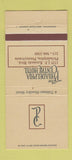 Matchbook Cover - Philadelphia Centre Hotel Philadelphia PA 30 Strike