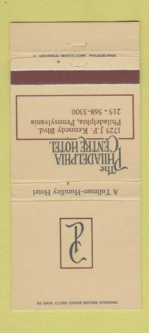 Matchbook Cover - Philadelphia Centre Hotel Philadelphia PA 30 Strike