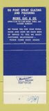 Matchbook Cover - Downtown Car Wash Mobil oil gas  30 Strike