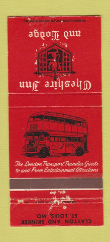 Matchbook Cover - Sheshire Inn Lodge St Louis MO WEAR 30 Strike