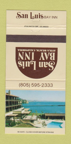 Matchbook Cover - San Luis Bay Inn Avila Beach CA 30 Strike