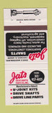 Matchbook Cover - Jats Drive Shaft Parts Chicago IL 30 Strike