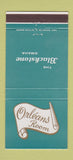 Matchbook Cover - Orleans Room Blackstone Hotel Omaha NE 30 Strike