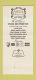 Matchbook Cover - Palace Restaurant North Miami FL 30 Strike