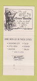 Matchbook Cover - Casa Bonita Mexican CHAIN Denver Tulsa Dallas 30 Strike