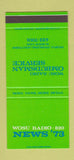 Matchbook Cover - WOSU Radio News  1973 SAMPLE 30 Strike