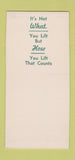 Matchbook Cover - Safety Public Service Colorado SAMPLE 30 Strike