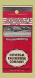 Matchbook Cover - University Engineering Frankenmuth MI SAMPLE 30 Strike