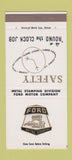 Matchbook Cover - Ford Metal Stamping SAMPLE 30 Strike