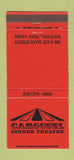 Matchbook Cover - Carousel Dinner Theatre Ravenna OH 30 Strike