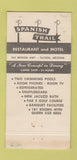 Matchbook Cover - Spanish Trail Motel Tucson AZ 30 Strike