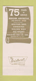 Matchbook Cover - Higgins Drawing Inks 1955 Brooklyn NY adhesives 30 Strike
