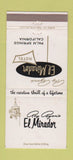 Matchbook Cover - Ray Ryan's El Mirador Palm Springs CA 30 Strike