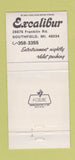 Matchbook Cover - Pat Archer Excalibur Southfield MI 30 Strike