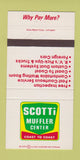 Matchbook Cover - Scotti Muffler Center Nashville TN 30 Strike
