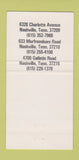 Matchbook Cover - Scotti Muffler Center Nashville TN 30 Strike