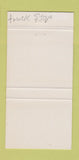 Matchbook Cover - Rice Hill Truck Plaza Yoncalla OR 30 Strike