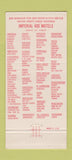 Matchbook Cover - Imperial 400 Motels Little Rock AR 30 Strike