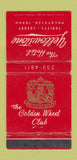 Matchbook Cover - Hotel Yellowstone Pocatello ID WEAR 30 Strike