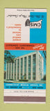 Matchbook Cover - Connecticut Medical Service New Haven CT TAPED 30 Strike