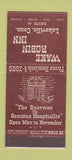 Matchbook Cover - Wake Robin Inn Lakeville CT 30 Stick