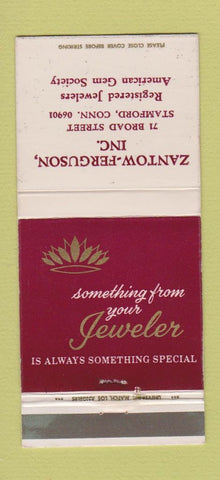Matchbook Cover - Zantow Ferguson Jewelry Stamford CT 30 Strike