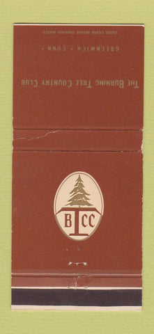 Matchbook Cover - Burning Tree Country Club Greenwich CT 30 Strike