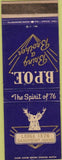 Matchbook Cover - Matchbook Cover Elks Club Sandpoint ID