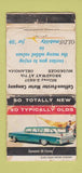 Matchbook Cover - 1959 Oldsmobile Muskogee OK POOR 30 Strike