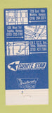 Matchbook Cover - White Star Machinery Supply Wichita Topeka KS Tulsa 30 Strike