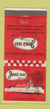 Matchbook Cover - Joe's Barn Restaurant Stanley KS 30 Strike
