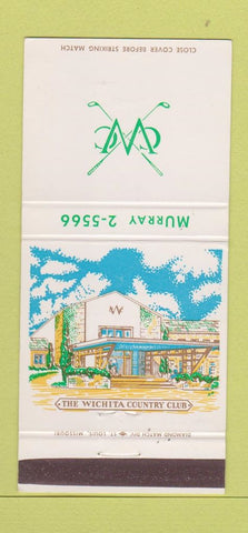 Matchbook Cover - Wichita Country Club KS 30 Strike
